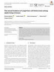 Research paper thumbnail of The annual incidence of Langerhans cell histiocytosis among adults living in Greece