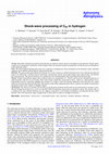 Research paper thumbnail of Shock-wave processing of C60 in hydrogen