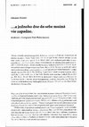 Research paper thumbnail of ...a jednoho dne do sebe možná vše zapadne. Rozhovor s Georgesem Didi-Hubermanem (Johannes Benke)