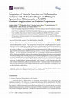 Research paper thumbnail of Regulation of Vascular Function and Inflammation via Cross Talk of Reactive Oxygen and Nitrogen Species from Mitochondria or NADPH Oxidase—Implications for Diabetes Progression