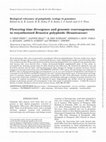 Research paper thumbnail of Flowering time divergence and genomic rearrangements in resynthesized Brassica polyploids (Brassicaceae)