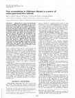 Research paper thumbnail of Iron accumulation in Alzheimer disease is a source of redox-generated free radicals