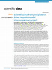 Research paper thumbnail of Scientific data from precipitation driver response model intercomparison project