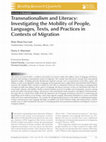 Research paper thumbnail of Transnationalism and literacy: Investigating the mobility of people, languages, texts, and practices in contexts of migration