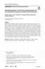 Research paper thumbnail of Admitting privileges: A construction ecology perspective on the unintended consequences of medical school admissions