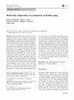 Research paper thumbnail of Basal body temperature as a biomarker of healthy aging