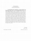 Research paper thumbnail of Abstract Submitted for the MAR07 Meeting of The American Physical Society A nanotribology study of self-mated vs. unmated interfaces and local packing density effects for octadecyltrichlorosilane monolayers and silicon