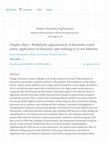 Research paper thumbnail of Chapter three-Weldability appraisement of dissimilar metal joints: application of ultrasonic spot welding to Li-ion batteries