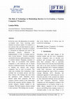 Research paper thumbnail of The Role of Technology in Diminishing Barriers to Co-Creation, a Tourism Companies’ Perspective