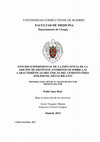 Research paper thumbnail of Estudio experimental de la influencia de la adición de distintos antibióticos sobre las características mecánicas del cemento óseo (polimetil-metacrílato)