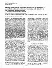 Research paper thumbnail of Unusual stage-specific embryonic antigen (TEC-4) defined by a monoclonal antibody to embryonal carcinoma cells defective in the expression of embryoglycan