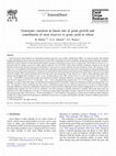 Research paper thumbnail of Genotypic variation in linear rate of grain growth and contribution of stem reserves to grain yield in wheat