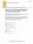 Research paper thumbnail of Evaluation of ruminal fluid in buffaloes produced extensively in pastures of Brachiaria brizantha in the state of Pará, Northern Brazil