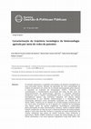 Research paper thumbnail of Caracterização da trajetória tecnológica da biotecnologia agrícola por meio de redes de patentes