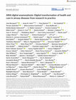 Research paper thumbnail of ARIA digital anamorphosis: Digital transformation of health and care in airway diseases from research to practice