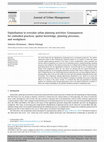 Research paper thumbnail of Digitalisation in everyday urban planning activities: Consequences for embodied practices, spatial knowledge, planning processes, and workplaces