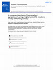 Research paper thumbnail of A convenient synthesis of functionalized pyrazolones bearing a highly twisted 1,3-butadiene moiety with skew geometry