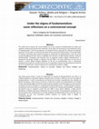 Research paper thumbnail of Under the stigma of fundamentalism: some reflections on a controversial concept