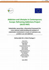 Research paper thumbnail of Stakeholder ownership: a theoretical framework for cross national understanding and analyses of stakeholder involvement in issues of substance use, problem use and addiction