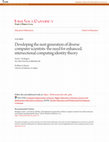 Research paper thumbnail of Developing the next generation of diverse computer scientists: the need for enhanced, intersectional computing identity theory