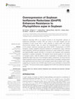 Research paper thumbnail of Overexpression of Soybean Isoflavone Reductase (GmIFR) Enhances Resistance to Phytophthora sojae in Soybean