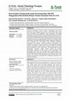 Research paper thumbnail of Rasio Serpihan Terhadap Keberarahan Pemotongan Baja AISI 1045 Menggunakan Pahat Karbida Berlapis Titanium Almunium Nitra (Ti Al N)