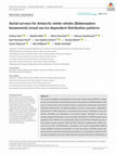 Research paper thumbnail of Aerial surveys for Antarctic minke whales ( Balaenoptera bonaerensis ) reveal sea ice dependent distribution patterns