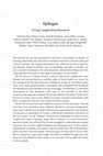 Research paper thumbnail of Epilogue: Doing Longitudinal Research