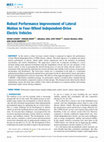 Research paper thumbnail of Robust Performance Improvement of Lateral Motion in Four-Wheel Independent-Drive Electric Vehicles