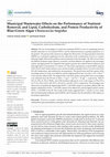 Research paper thumbnail of Municipal Wastewater Effects on the Performance of Nutrient Removal, and Lipid, Carbohydrate, and Protein Productivity of Blue-Green Algae Chroococcus turgidus