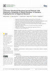 Research paper thumbnail of Clinicians’ Emotional Reactions toward Patients with Depressive Symptoms in Mood Disorders: A Narrative Scoping Review of Empirical Research