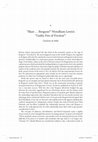 Research paper thumbnail of “Blast … Bergson?” Wyndham Lewis's “Guilty Fire of Friction”First quotation: WyndhamLewis, “Manifesto – I,” in Blast, Review of the Great English Vortex Number 1 (1914; New York: Kraus Reprint, 1967), 21; second quotation, W. Lewis, “Enemy of the Stars,” Ivan Chtcheglov, “Letters from Afar,” tran...