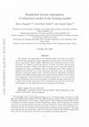 Research paper thumbnail of Residential Income Segregation: A Behavioral Model of the Housing Market