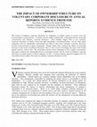 Research paper thumbnail of The Impact of Ownership Structure on Voluntary Corporate Disclosure in Annual Reports: Evidence from Fiji