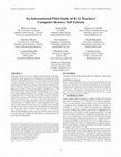 Research paper thumbnail of An International Pilot Study of K-12 Teachers' Computer Science Self-Esteem