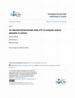 Research paper thumbnail of An International Benchmark Study of K-12 Computer Science Education in Schools