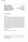 Research paper thumbnail of Socioeconomic Determinants of Temporary Labour Migration in India