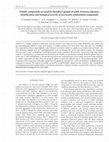 Research paper thumbnail of Volatile compounds secreted by Brindley's glands of adult Triatoma infestans: identification and biological activity of previously unidentified compounds