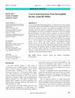 Research paper thumbnail of A novel neutral protease from thermophilic Bacillus strain HUTBS62