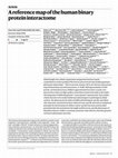 Research paper thumbnail of A reference map of the human binary protein interactome