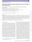 Research paper thumbnail of Temperature and density dependent cooling function for H2 with updated H2/H collisional rates