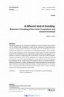 Research paper thumbnail of A different kind of branding: Bolsonaro's handling of the Covid-19 pandemic and a brand-new Brazil