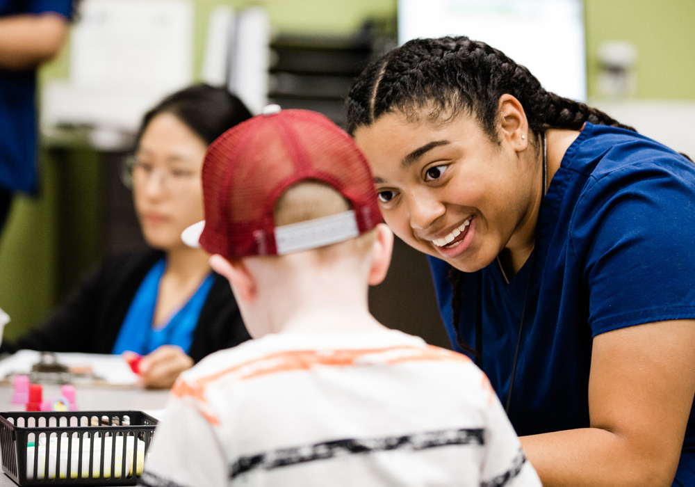 Children get one-on-one services