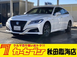 トヨタ クラウン ハイブリッド 2.5 S Four Cパッケージ 4WD 純正ナビ　バックカメラ　シートヒーター