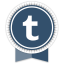 Tumblr Round Ribbon Icon