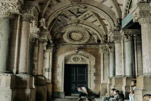 Entrance to the Chhatrapati Shivaji Terminus