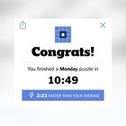 r/crossword - After over a hundred attempts since finishing my first NYT Monday crossword on the app…