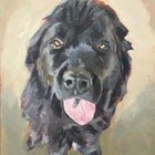 r/Newfoundlander - Just finished a painting of my big boy “Matty”. Wanted to share with you guys🫶🏼