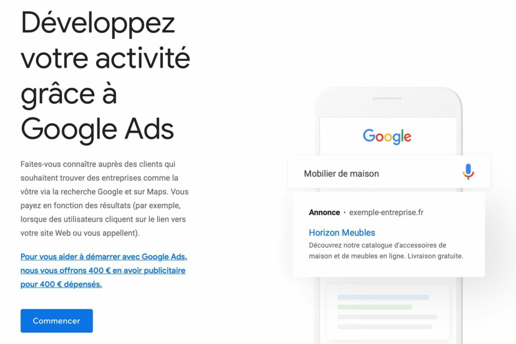 avoir google ads