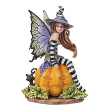  Amy Brown Bewitched Fairy on a Pumpkin Fall Figurine - Baby Feathers Gift Shop